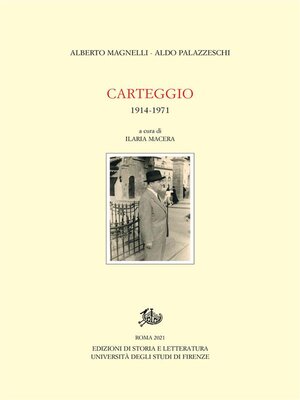 cover image of Carteggio 1914-1971